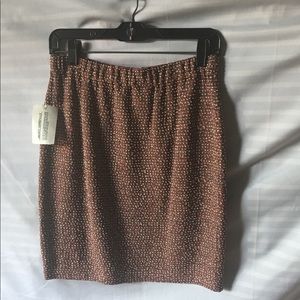 New St John Above Knee MultiColor Skirt Size 6